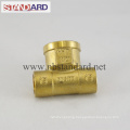 Female Thread Tee of Brass Plumbing Fitting